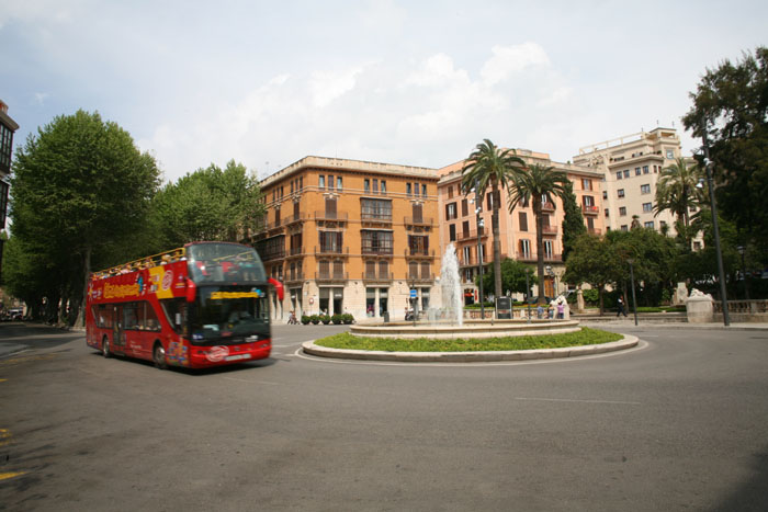 Mallorca, Palma de Mallorca, Kreisverkehr Plaza Reina - mittelmeer-reise-und-meer.de