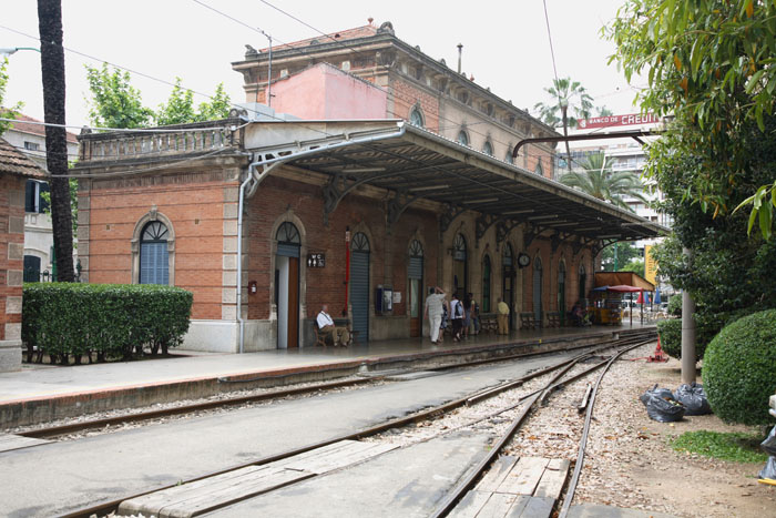 Mallorca, Palma de Mallorca, Bahnhof für den Roten Blitz - mittelmeer-reise-und-meer.de