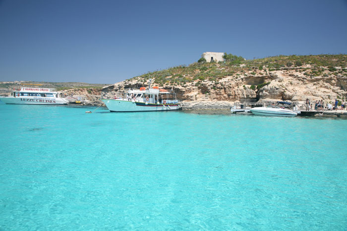 Malta, Comino, Blaue Lagune, Hafen, Cominotto - mittelmeer-reise-und-meer.de