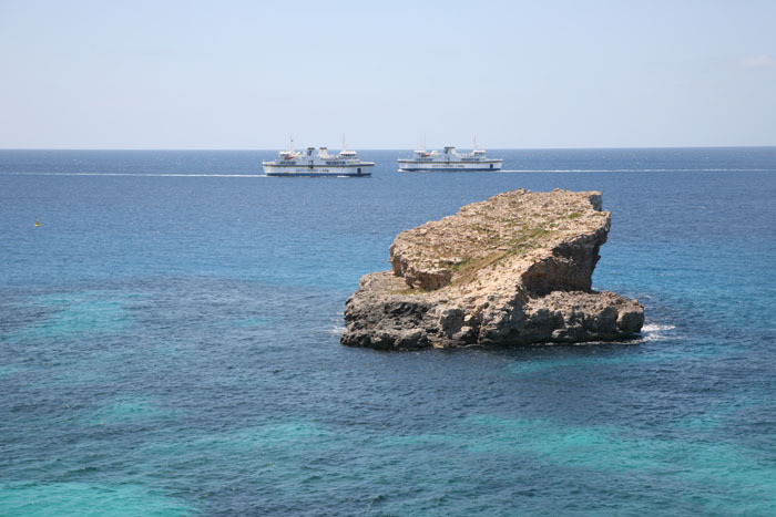 Malta, Comino, Fähre Malta-Gozo und zurück - mittelmeer-reise-und-meer.de