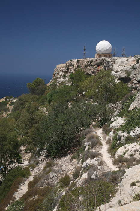 Malta, Dingli, Triq Panoramika, Dingli-Radar-Station - mittelmeer-reise-und-meer.de