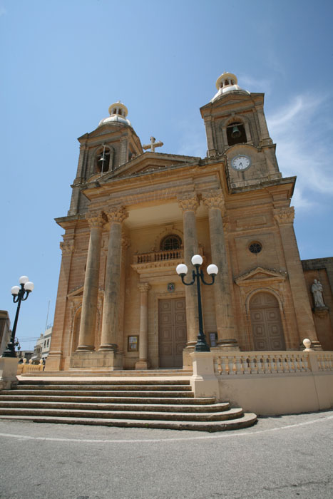 Malta, Dingli, St. Mary´s Church, Eingangs-Portal - mittelmeer-reise-und-meer.de