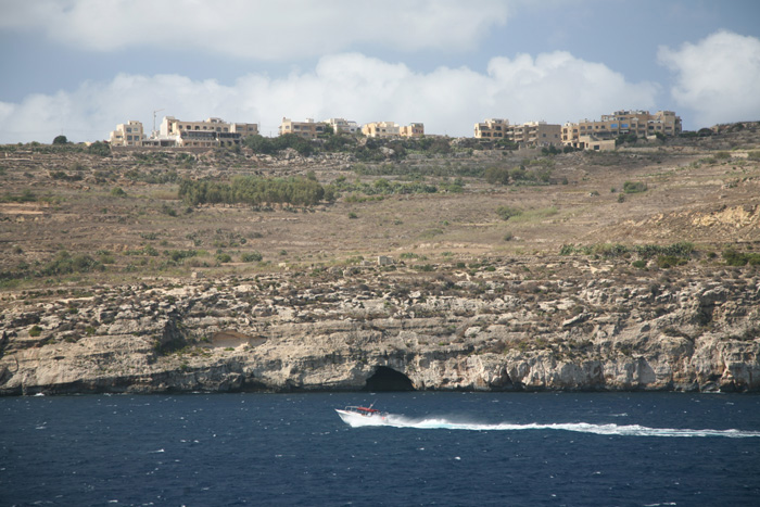 Malta, Gozo, Überfahrt Gozo-Fähre, Anfahrt, Blick auf Qala - mittelmeer-reise-und-meer.de