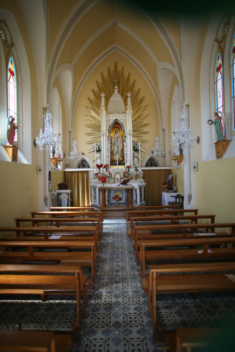 Malta, Ghajnsielem, Gozo, Kirche Our Lady of Lourdes, Glockenturm - mittelmeer-reise-und-meer.de