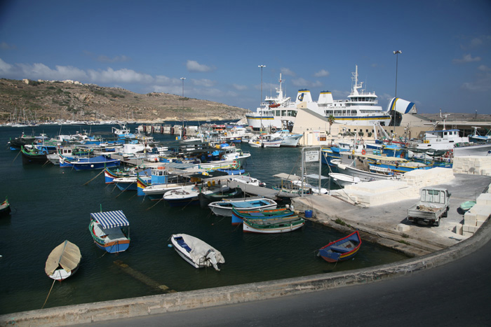 Malta, Gozo, Überfahrt Gozo-Fähre, Mgarr Ferry Terminal, Hafen - mittelmeer-reise-und-meer.de