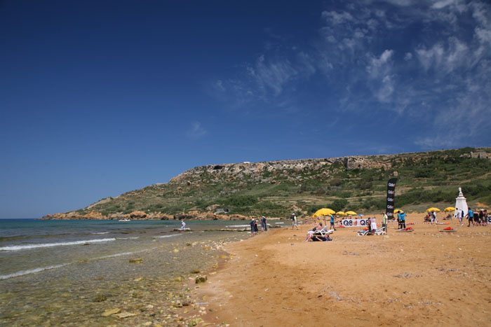 Malta, Ramla-Bay, Gozo, Strand, Westlicher Teil - mittelmeer-reise-und-meer.de