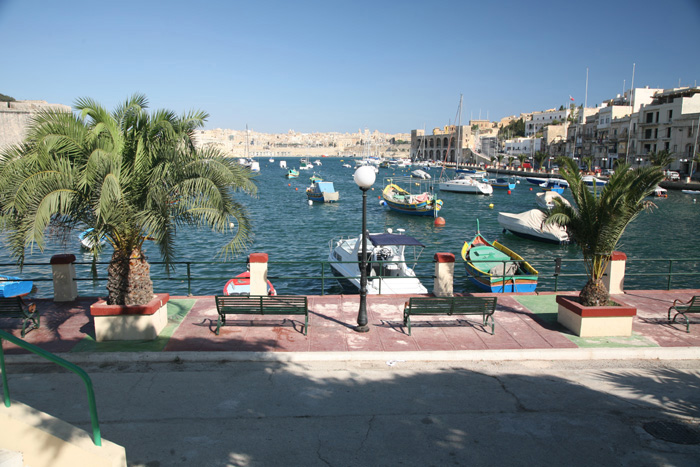 Malta, Kalkara, 3 Cities, Ix Xatt, Blick Kalkara, Promenade, Marina - mittelmeer-reise-und-meer.de