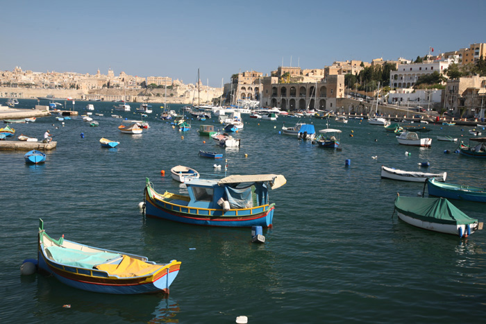 Malta, Kalkara, 3 Cities, Panorama Valletta, Marina, Kalkara - mittelmeer-reise-und-meer.de