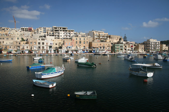 Malta, Marsaskala, Ende Triq Ix Xat, Sportboothafen - mittelmeer-reise-und-meer.de