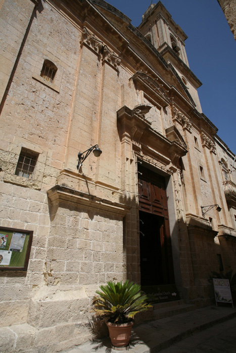 Malta, Mdina, Carmelite Church, Triq San Pietru - mittelmeer-reise-und-meer.de