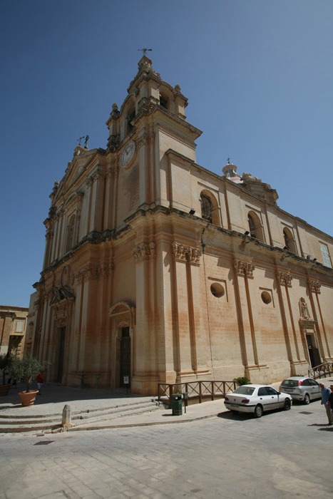 Malta, Mdina, St. Paul´s Kathedrale, Piazza Tal-Arcisqef - mittelmeer-reise-und-meer.de