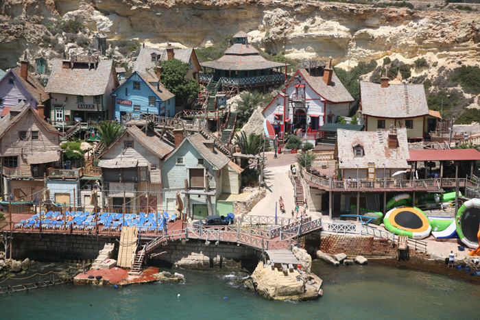 Malta, Popeye´s Village, Popeye - Der Seemann mit dem harten Schlag - mittelmeer-reise-und-meer.de