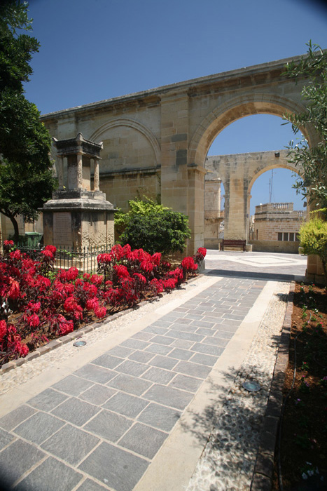 Malta, Valletta, Upper Barrakka Gardens, Parkanlage - mittelmeer-reise-und-meer.de