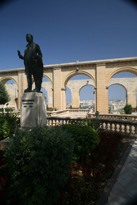 Malta, Valletta, Upper Barrakka Gardens, Parkanlage - mittelmeer-reise-und-meer.de
