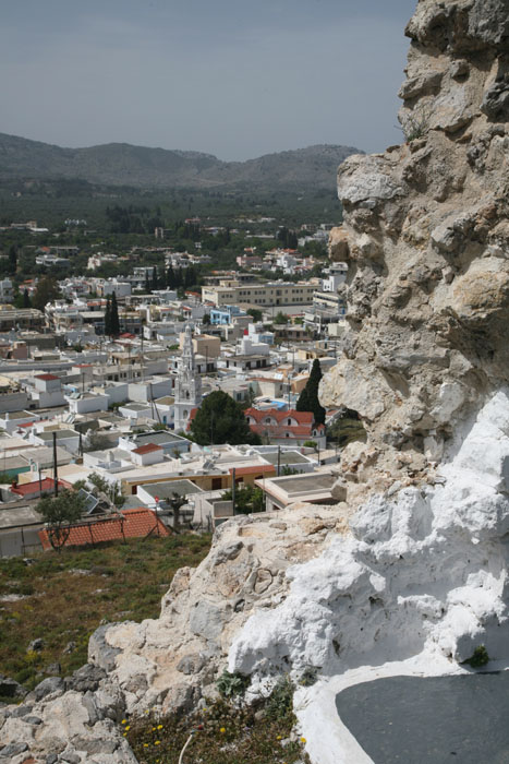 Rhodos, Archangelos, Erzengel Michael Kirche, Blick vom Kastell - mittelmeer-reise-und-meer.de