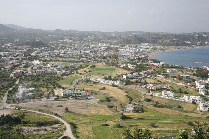 Rhodos, Faliraki, Blick von der Kapelle Moni Profitis Ilias - mittelmeer-reise-und-meer.de