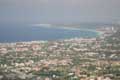 Filerimos, Blick Ialyssos und Rhodos-Stadt, Rhodos