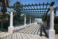 Blick vom Haupteingang zum Kuppelpavillion, Thermen Kallithea, Rhodos