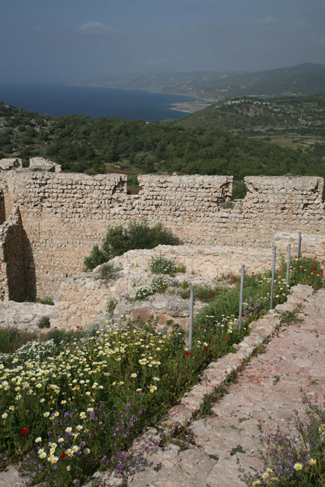 Rhodos, Kastell Kritinia, Landzunge, Bucht vor Kamiros - mittelmeer-reise-und-meer.de