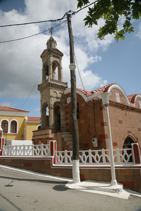 Rhodos, Laerma, Kirche, Glockenturm - mittelmeer-reise-und-meer.de