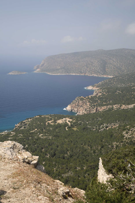 Rhodos, Monolithos, Panorama Richtung Norden - mittelmeer-reise-und-meer.de