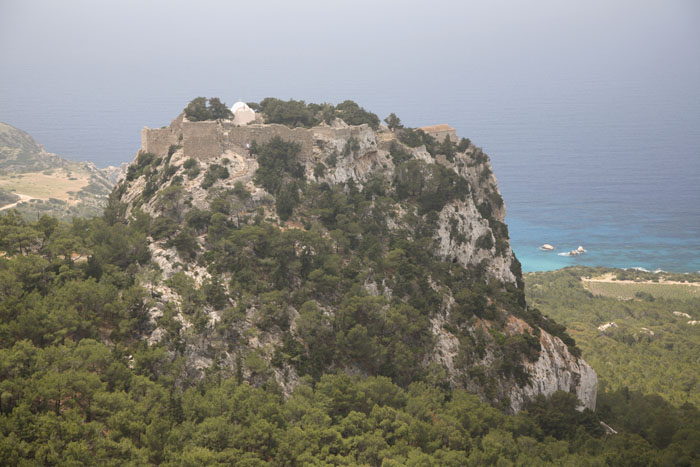 Rhodos, Monolithos, Blick auf das Kastell - mittelmeer-reise-und-meer.de