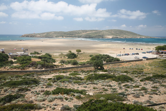 Rhodos, Prasonisi, Insel, Strand auf der Sandbank - mittelmeer-reise-und-meer.de