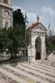 Kirche Agios Panteleimon, Zugang Hauptstraße, Siana, Rhodos