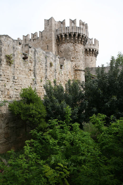 Rhodos, Rhodos-Stadt, Blick Orfeos Großmeisterpalast - mittelmeer-reise-und-meer.de