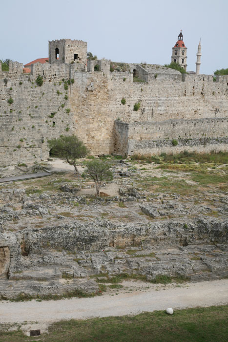 Rhodos, Rhodos-Stadt, Altstadt, Uhrenturm, Orfeos Ecke Iasonas - mittelmeer-reise-und-meer.de