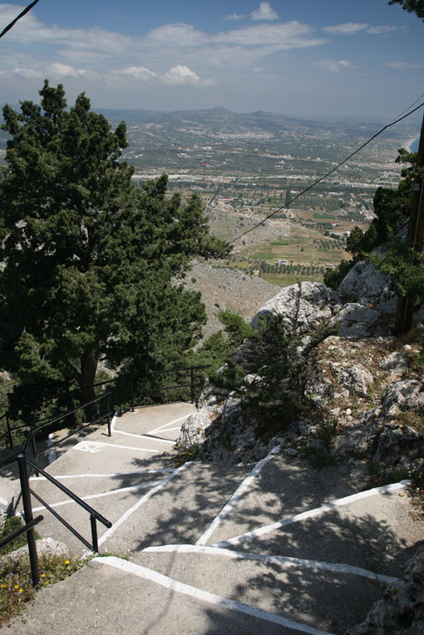 Rhodos, Kyra Panagia Tsambika, Aufstieg, Stufe 250 - mittelmeer-reise-und-meer.de