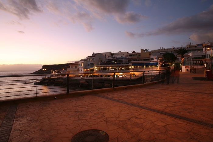 Teneriffa, La Caleta, Promenade kurz vor Sonnenuntergang - mittelmeer-reise-und-meer.de