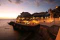 Restaurantmeile bei Sonnenuntergang, La Caleta, Teneriffa