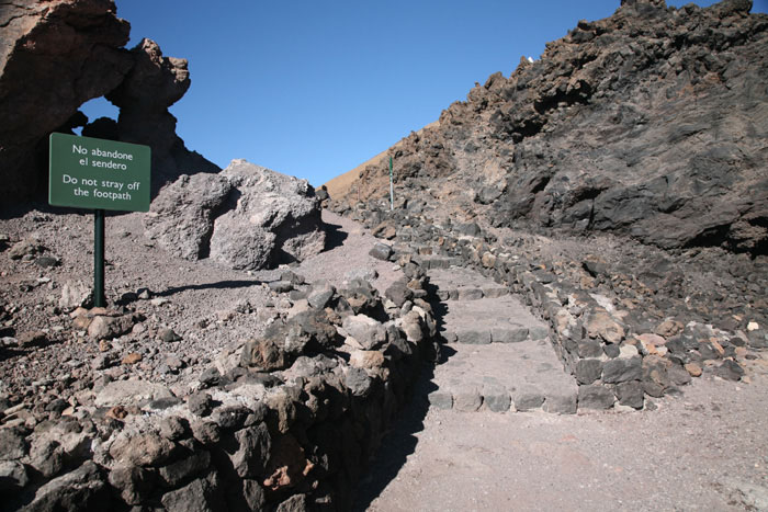 Teneriffa, Pico del Teide, Beginn Weg zum Mirador del Pico Viejo - mittelmeer-reise-und-meer.de