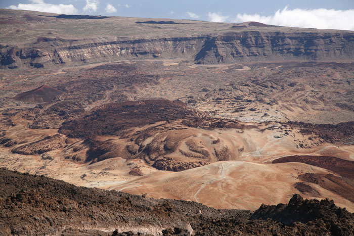 Teneriffa, Pico del Teide, Bergstation, Blick Hochebene Richtung Osten - mittelmeer-reise-und-meer.de