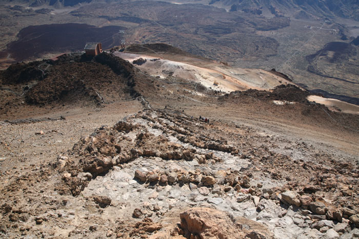 Teneriffa, Pico del Teide, Abstieg, Serpentinen, Bergstation - mittelmeer-reise-und-meer.de