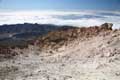 Krater am Gipfel, Beginn Abstieg, Pico del Teide, Teneriffa