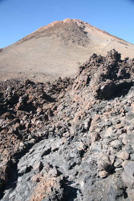 Teneriffa, Pico del Teide, Gipfelblick am Weg zum Mirador de la Fortaleza - mittelmeer-reise-und-meer.de