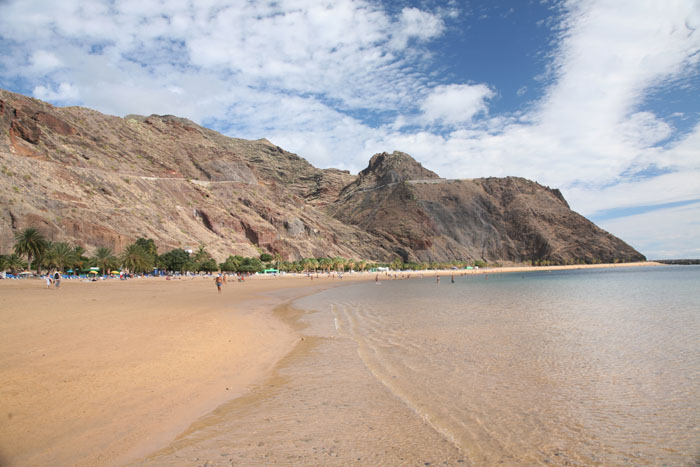 Teneriffa, San Andres, Playa de las Teresitas, Blick nach Norden - mittelmeer-reise-und-meer.de