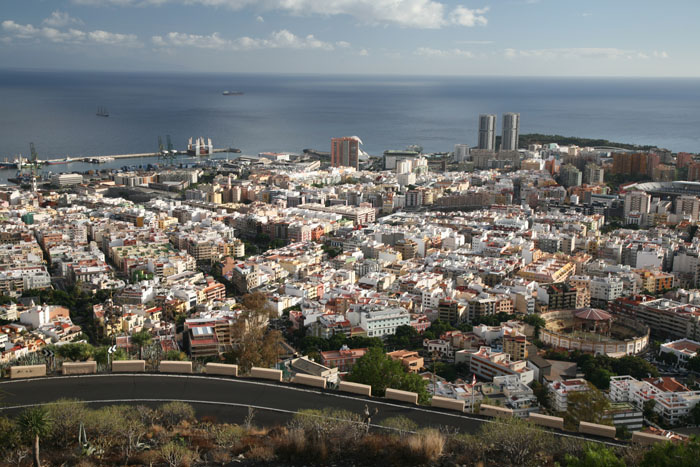 Teneriffa, Santa Cruz, Panorama von der Carretera de los Campitos - mittelmeer-reise-und-meer.de