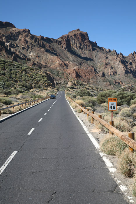 Teneriffa, TF-21, Lugar las Cañadas del Teide, km 49 - mittelmeer-reise-und-meer.de