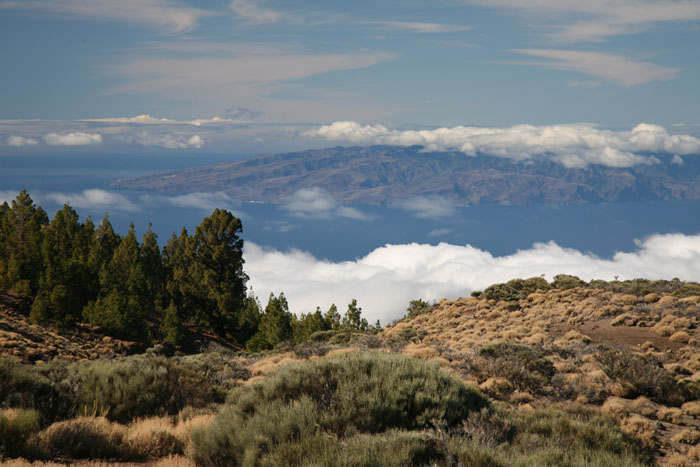 Teneriffa, TF-21, Panorama auf La Gomera - mittelmeer-reise-und-meer.de