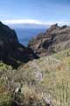 TF-436, km 18,7, Blick Masca-Schlucht, Serpentinen, Teneriffa