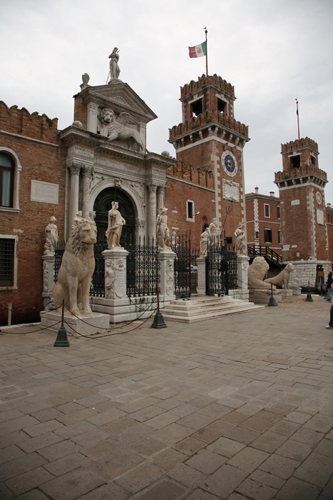 Venedig, Arsenale, Haupteingang an der Fondamenta de l`Arsenal - mittelmeer-reise-und-meer.de