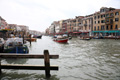 Canal Grande, Blick vom Cafe an der Rialtobräcke