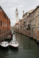 Rundgang durch die Altstadt von Venedig, (11) Schiefer Turm, Chiesa di San Giorgio d. Greci, Venedig