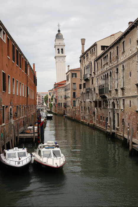 Venedig, Rundgang durch die Altstadt von Venedig, (11) Schiefer Turm, Chiesa di San Giorgio d. Greci - mittelmeer-reise-und-meer.de